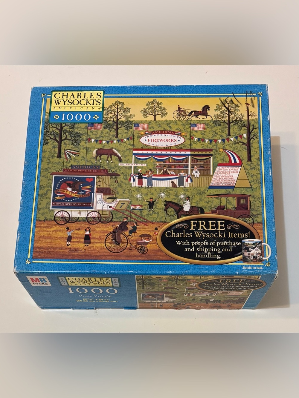 2004 Charles Wysocki Bang, Boom, Bam and Pow, 1000 Pc. Jigsaw Puzzle, Complete